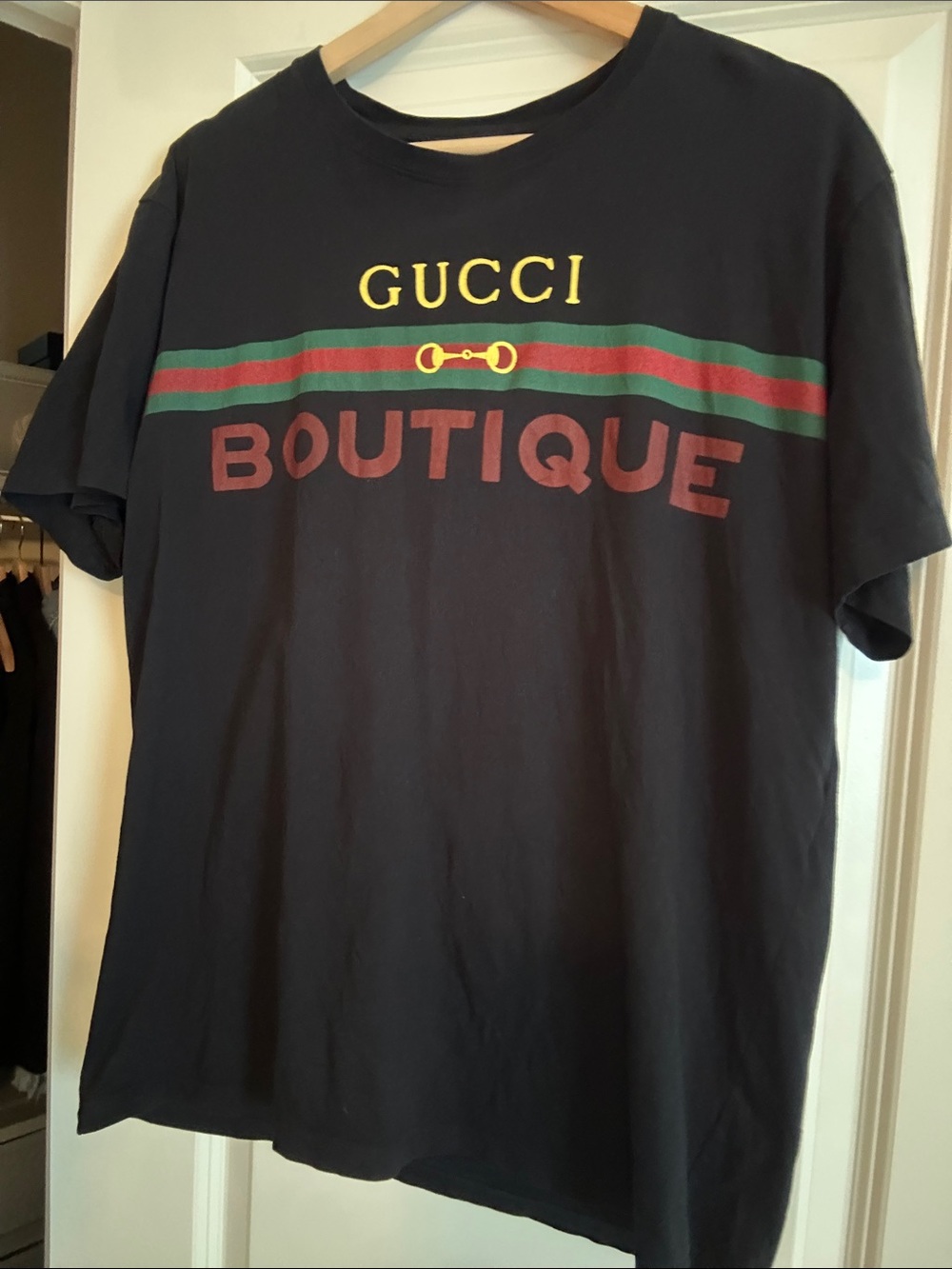 Men Gucci logo t-shirt